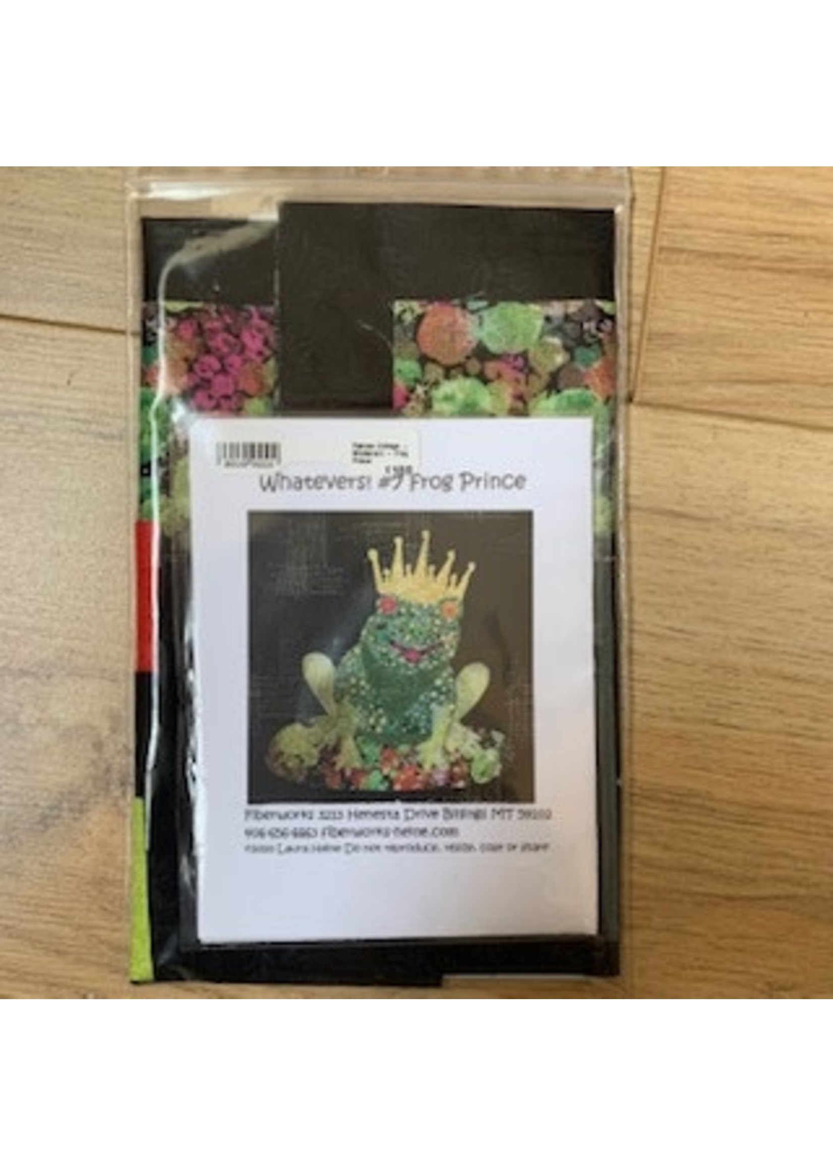 Laura Heine Stofpakketje met Patroon Collage - Whatevers #7 - Frog Prince