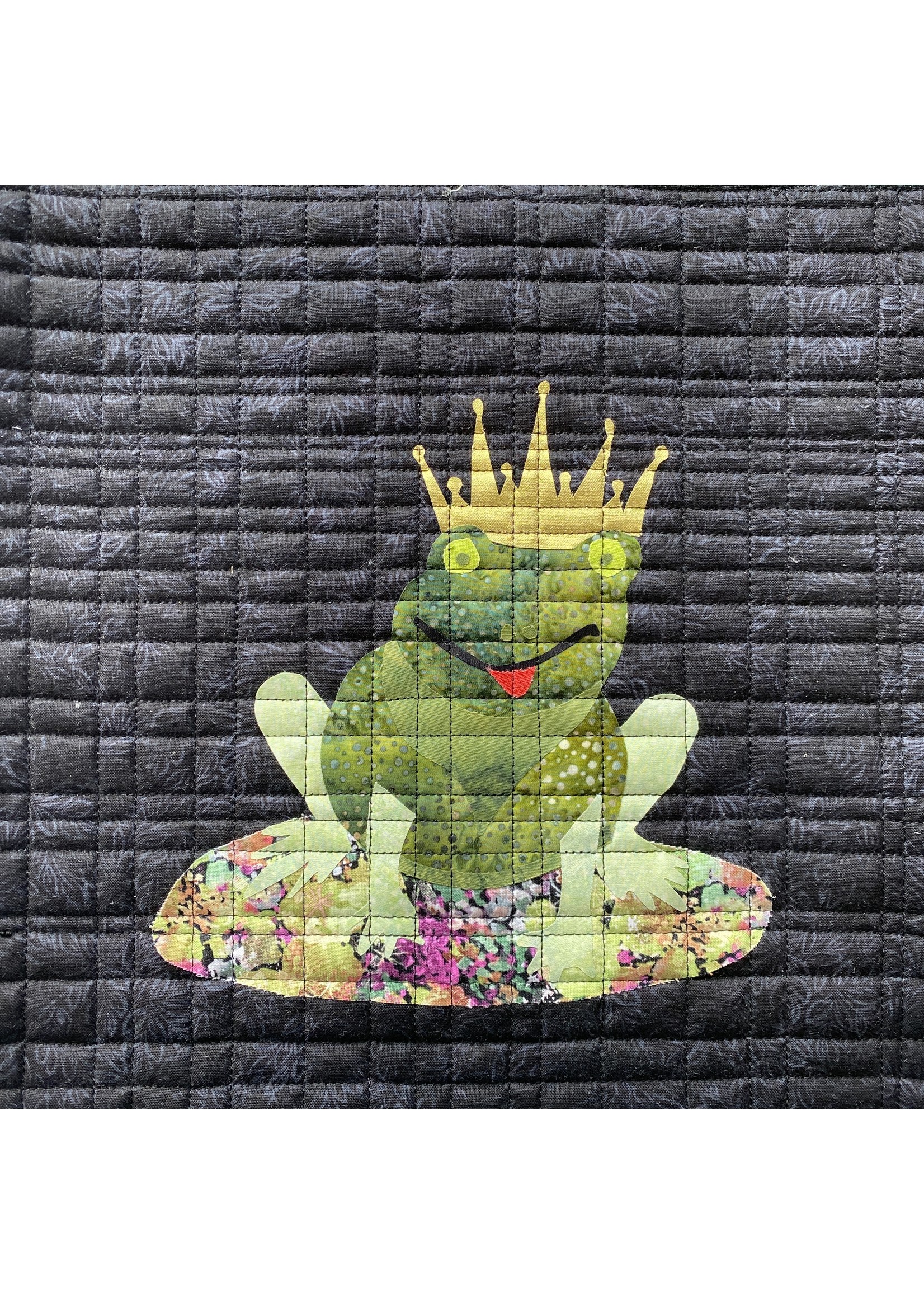 Laura Heine Stofpakketje met Patroon Collage - Whatevers #7 - Frog Prince