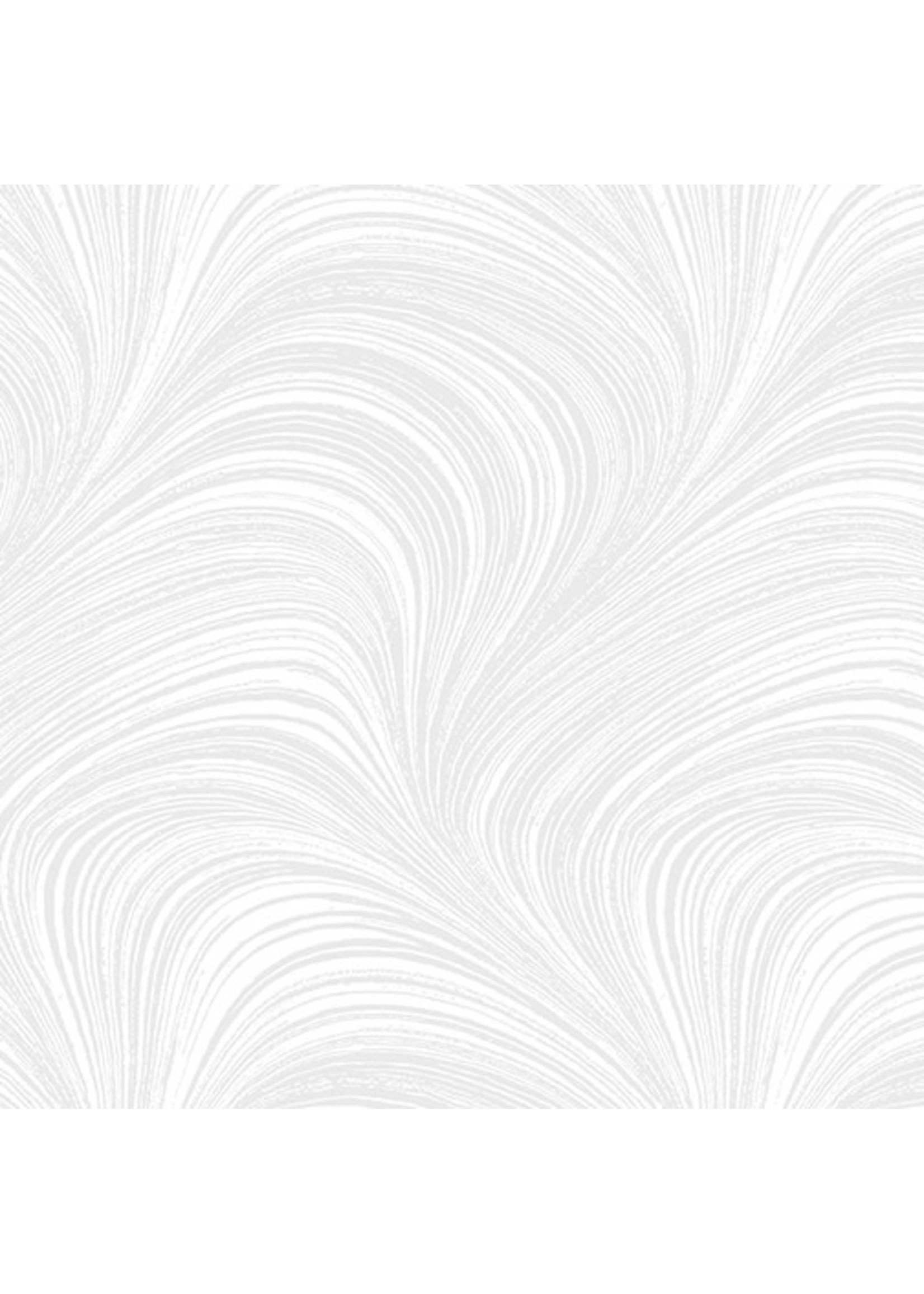 Benartex Studio Wave Texture - Flanel - White