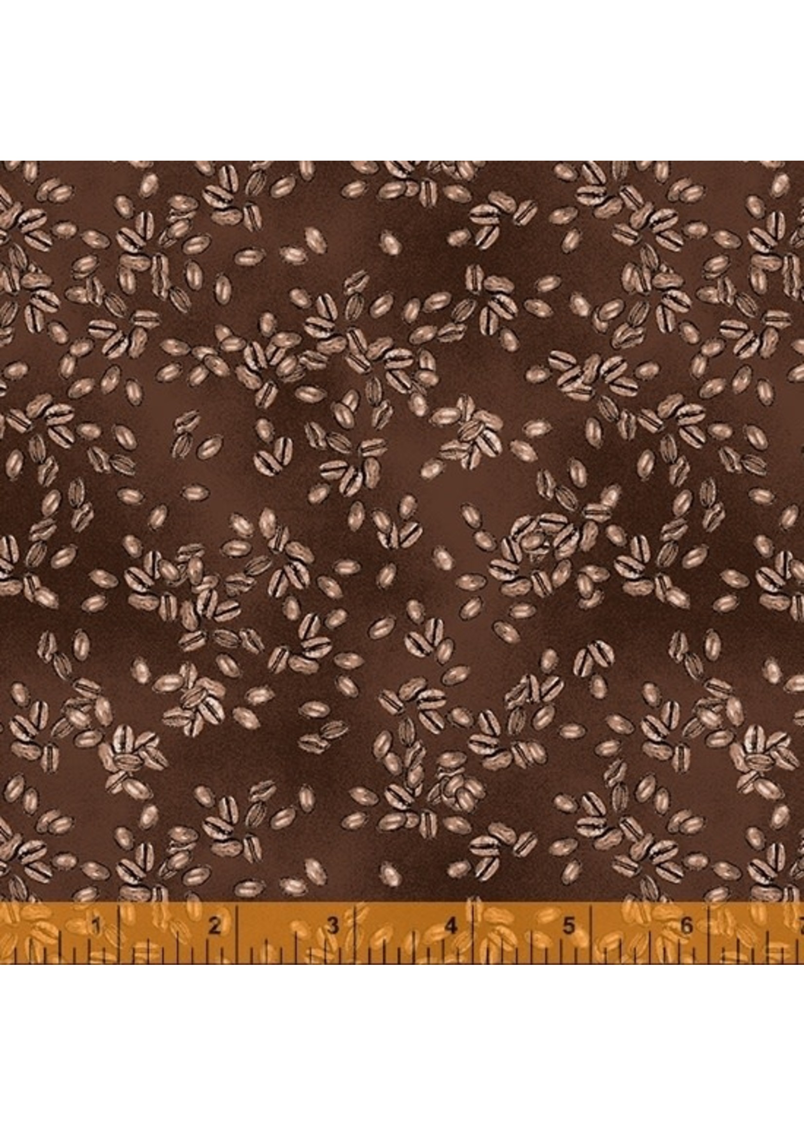 Windham Fabrics Coffee Connoisseur - Coffee Beans - Dark Roast - 53065-2