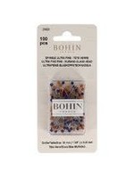 Bohin Murano Glas kopspelden - Ultra Fine - 36 mm x 0,4 mm - 100 stuks
