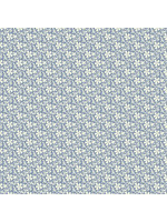 Windham Fabrics Marlais - Dotwork Flowers -  Chambray