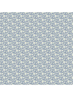 Windham Fabrics Marlais - Dotwork Flowers -  Chambray