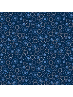 Kanvas Studio Blue Rhapsody - Ditzy Dots - Navy