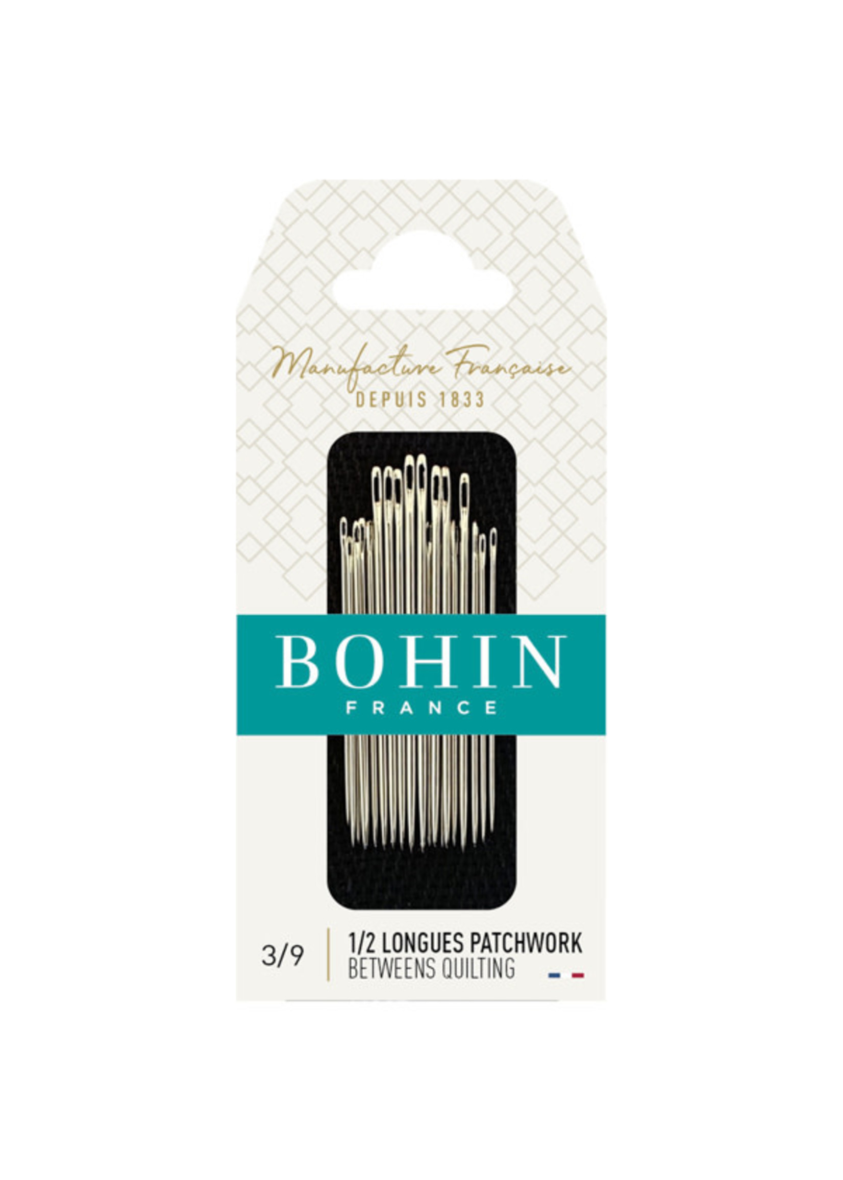 Bohin Betweens Needles Nr 3/9 Patchwork  (Blister 20pc)