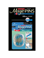 Taylor Seville Magic Pins - Quilting Pins Fine - Ultra Grip - 0.5mm x 48 mm - 50 stuks blauw