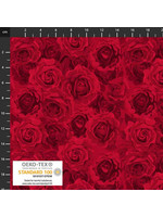 Stof Fabrics Basic Red - Rose - 4502-217