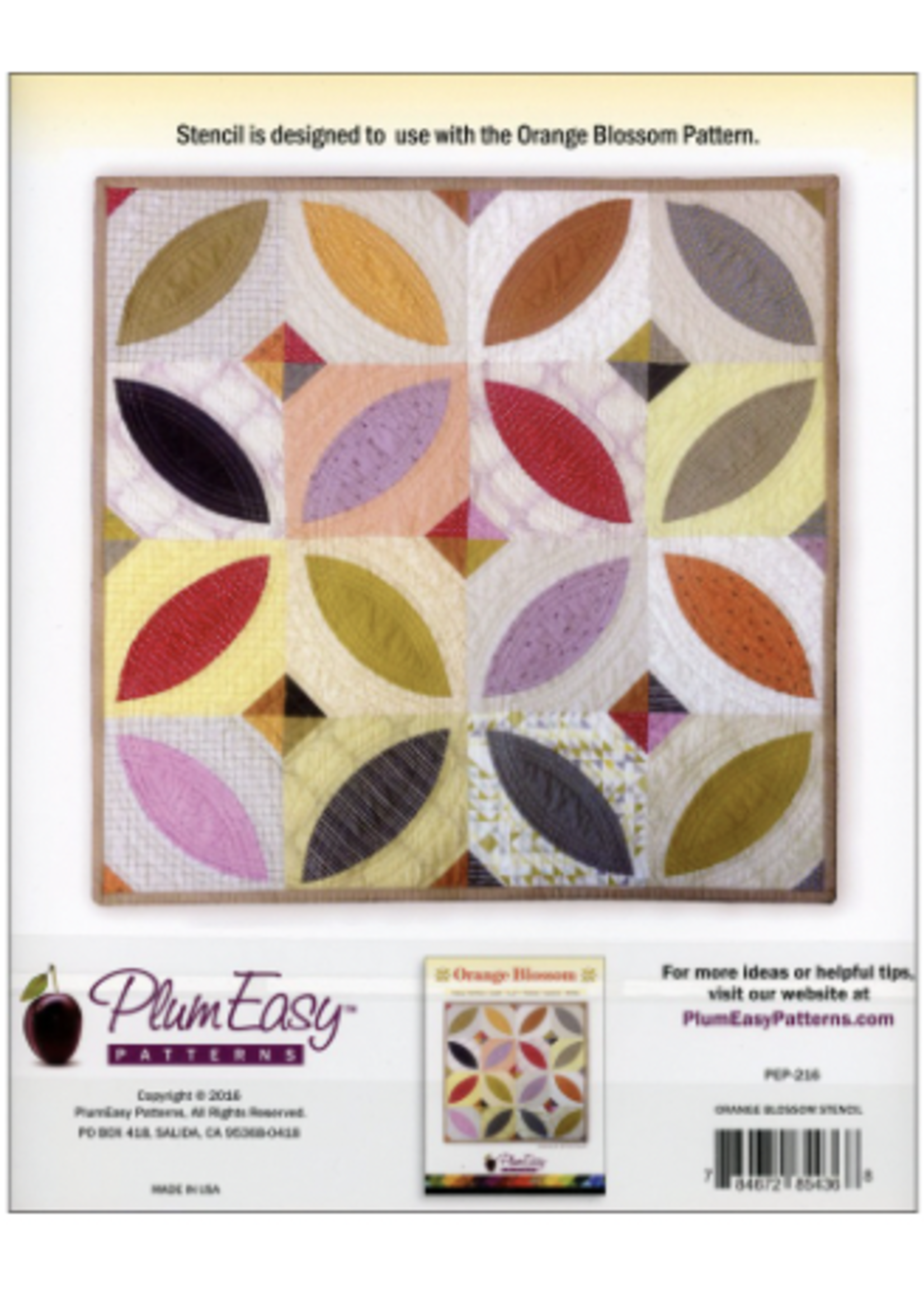 Plum Easy Patterns Orange Blossom - Sjabloon