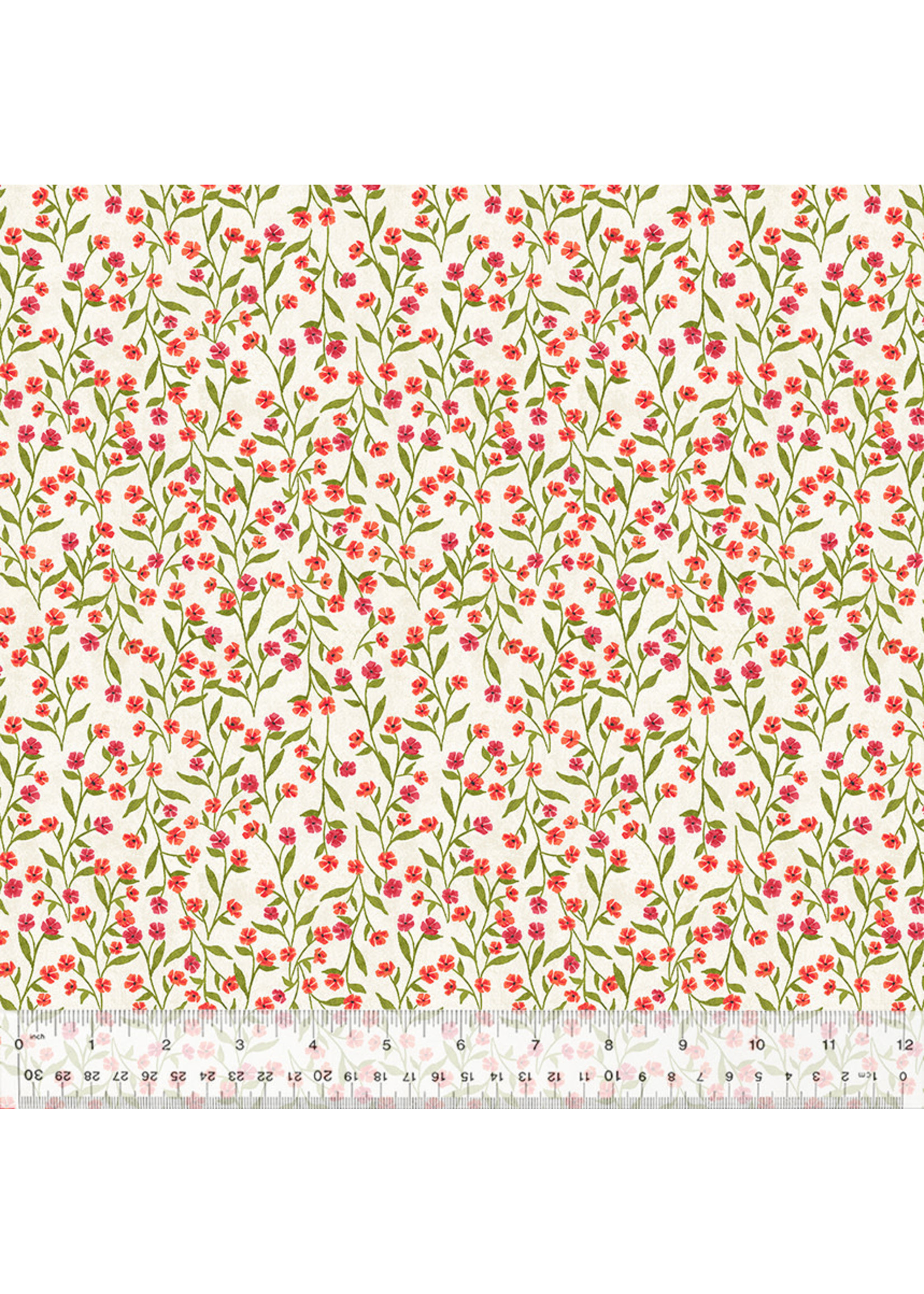 Windham Fabrics Poppy - Ditsy Vine - Ivory - 2508-817