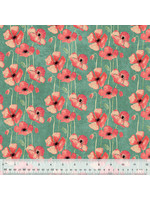 Windham Fabrics Poppy - Teal - 2508-812
