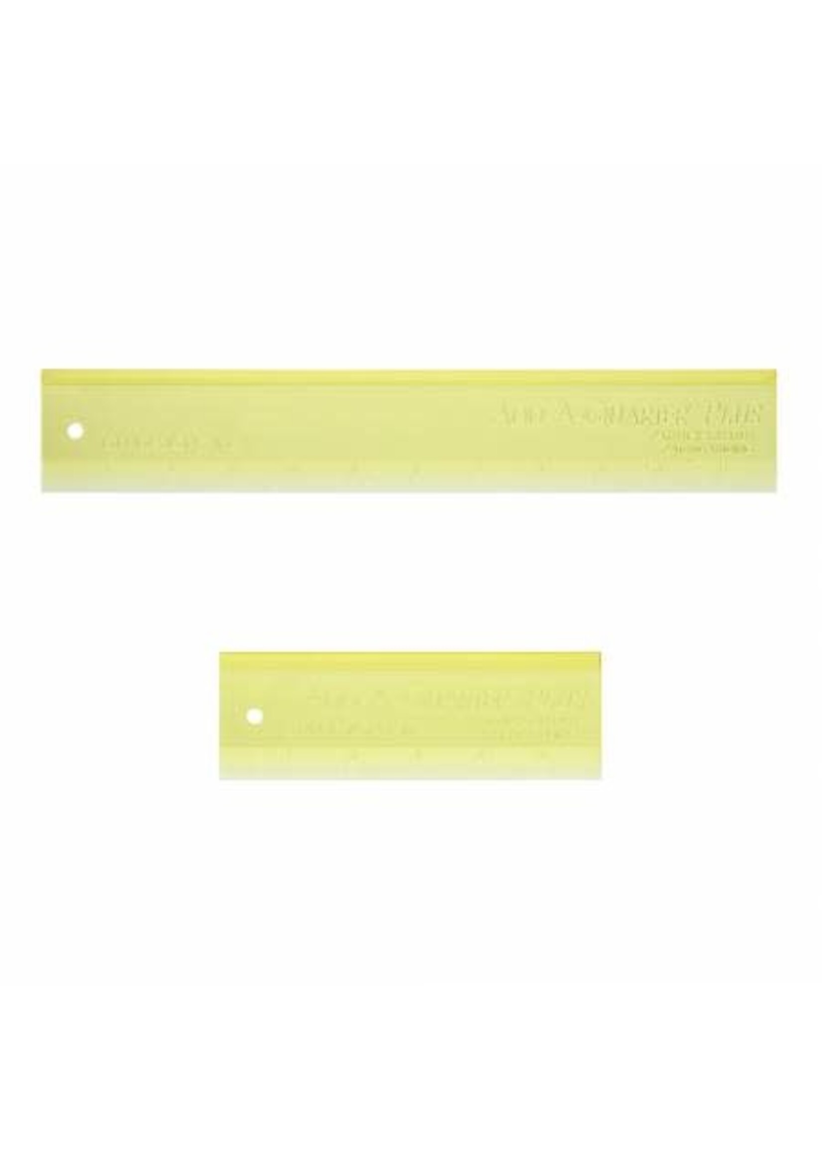 CM designs Liniaal - Add A Quarter - Plus - 6 inch + 12 inch  - Geel