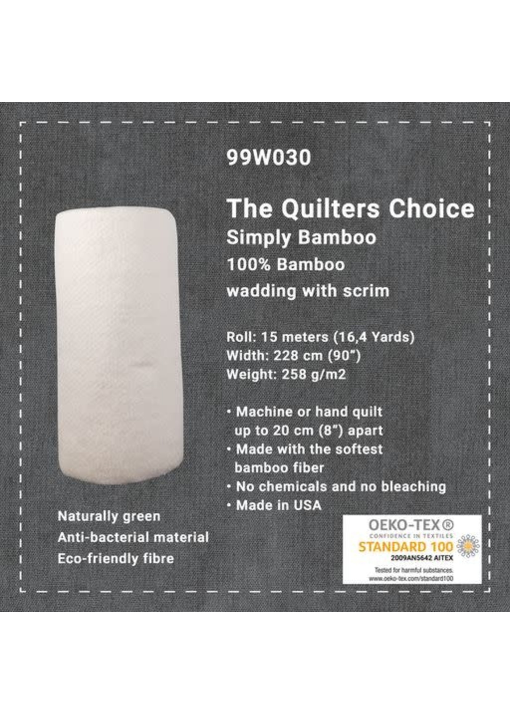 Stof Fabrics Simply Bamboo - 100% Bamboe  - 228 cm breed - Van de rol (per 10 cm)