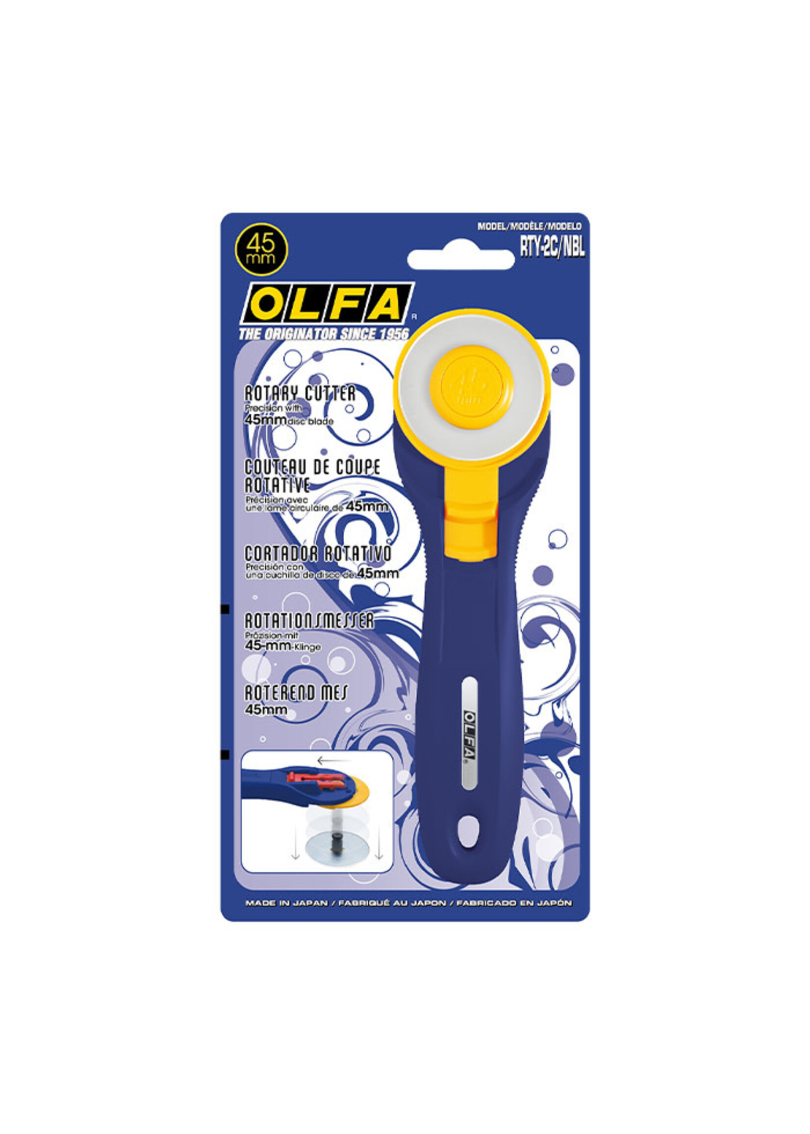 Olfa Rolmes - 45 mm - Blue - RTY-2C/NBL