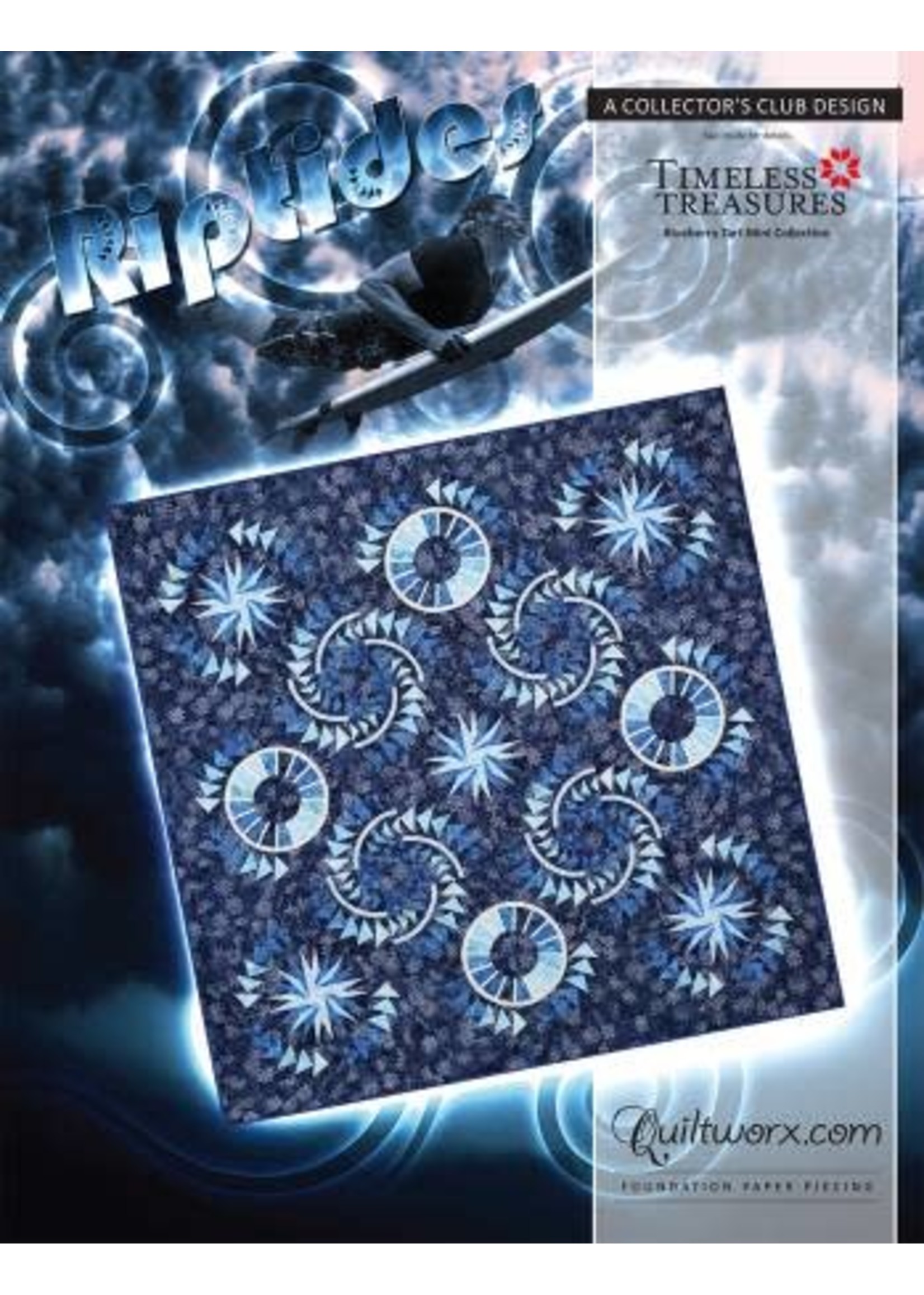 Timeless Treasures Patroon - Quiltworx - Riptides