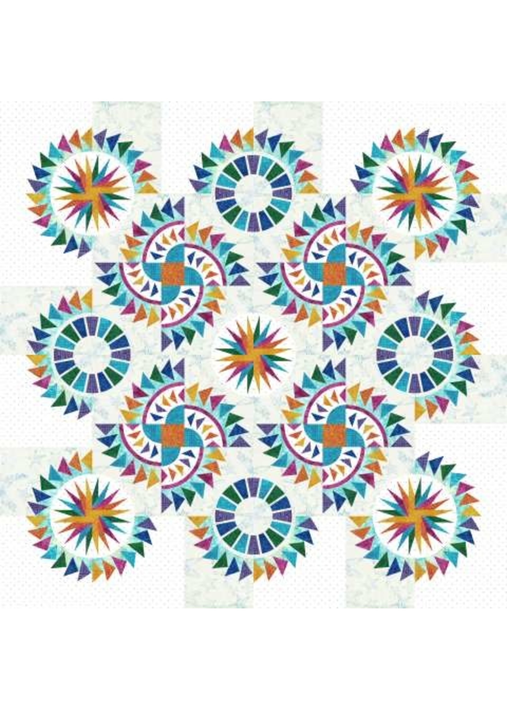 Timeless Treasures Patroon - Quiltworx - Riptides