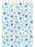 In The Beginning Garden of Dreams II - Daisies - Blue - 4JYR2