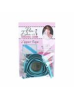 Pam Damour Zipper Tape - Teal - 3 Yards - ENR/E