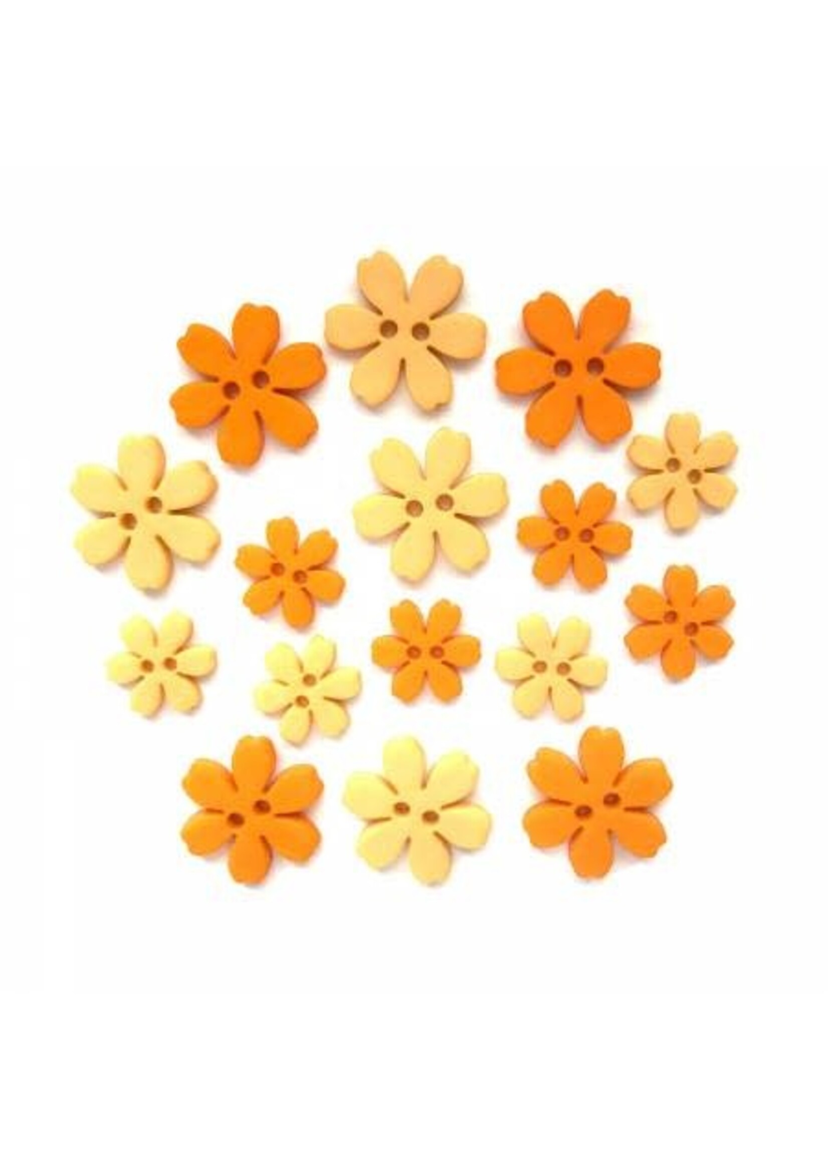 Buttons Galore Knopen - Flowers - Marigold
