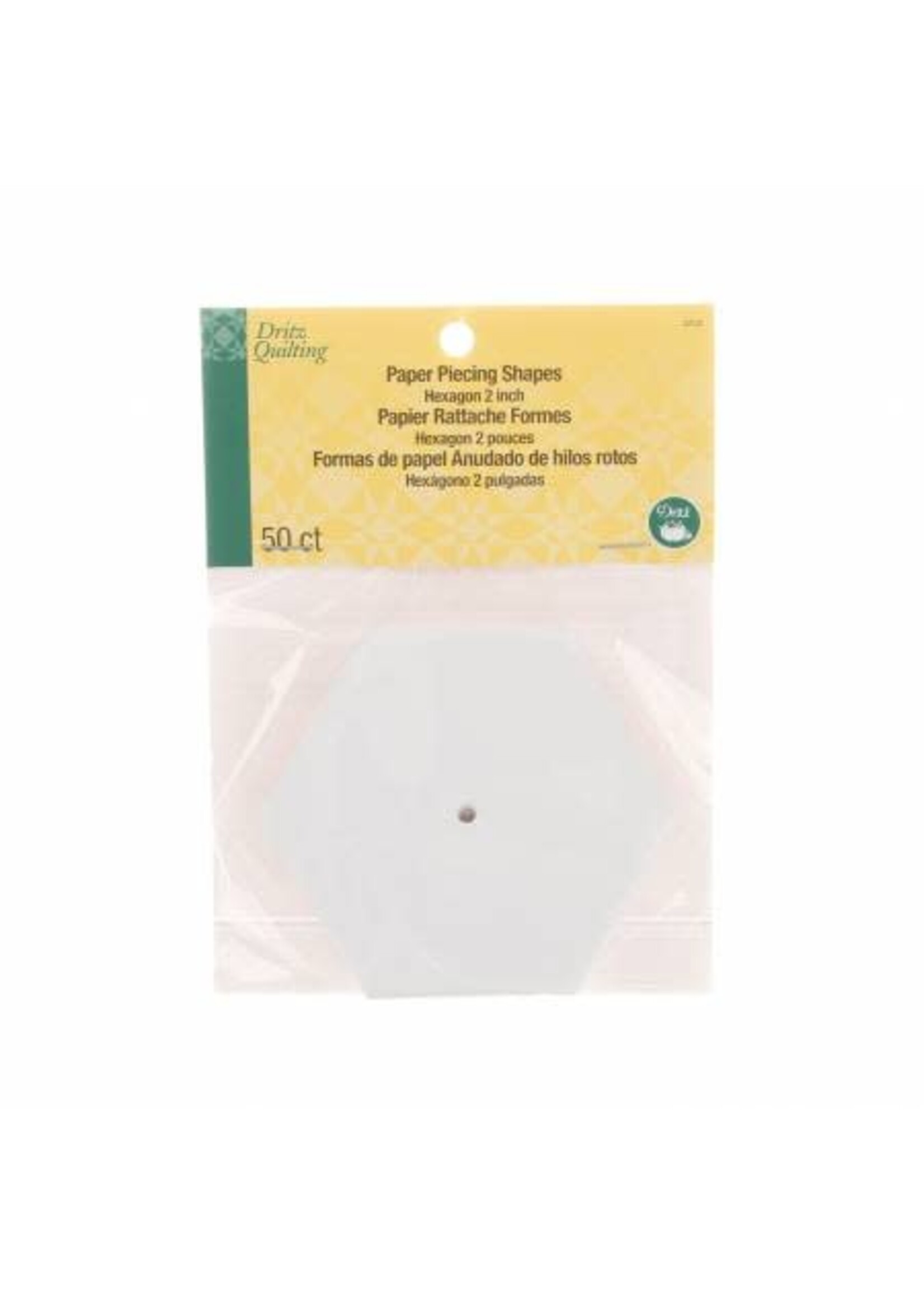 Dritz Paperpiecing Sjablonen - Hexagon - 2 inch - 50 stuks