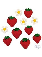 Dress it up Knopen - Fresh Strawberries