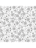 Benartex Studio Midnight Rhapsody - Ditzy Dots - White-Gray - 7409