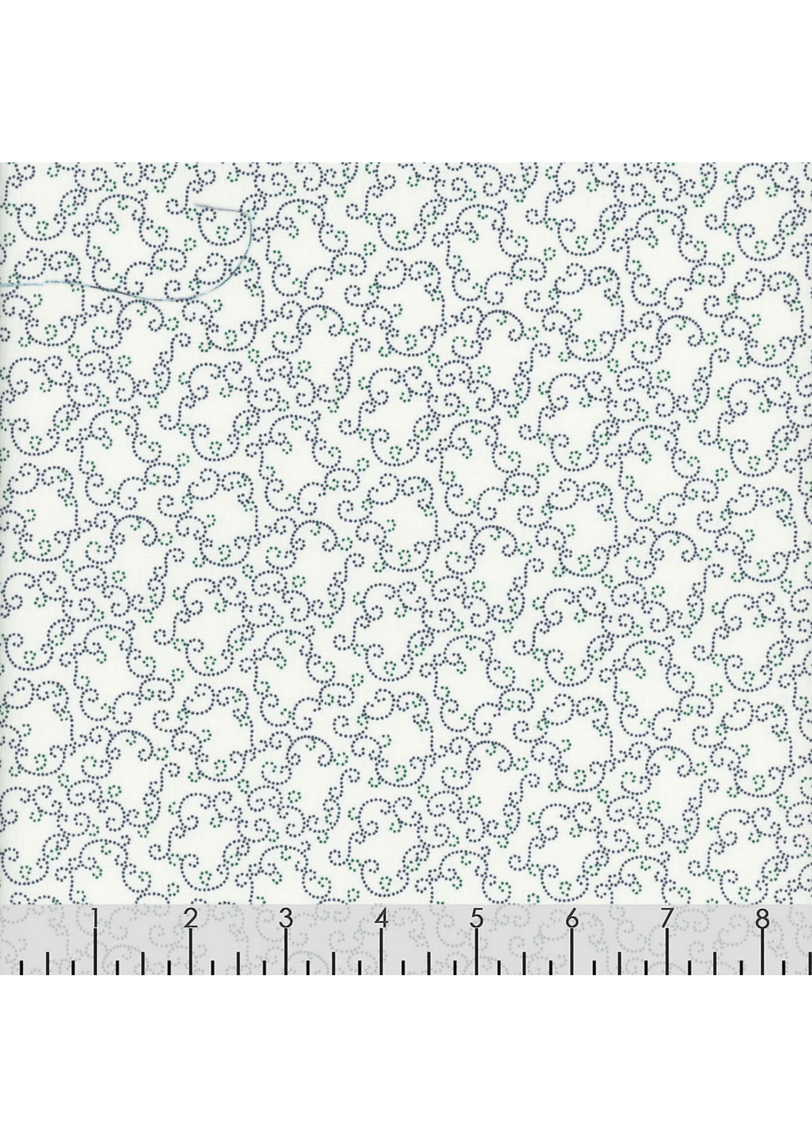 Henry Glass Fabrics Willow Hollow - Meandering Dots - Cream