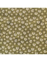 Stof Fabrics Quilting Rainbow - Daisy - Green - 957