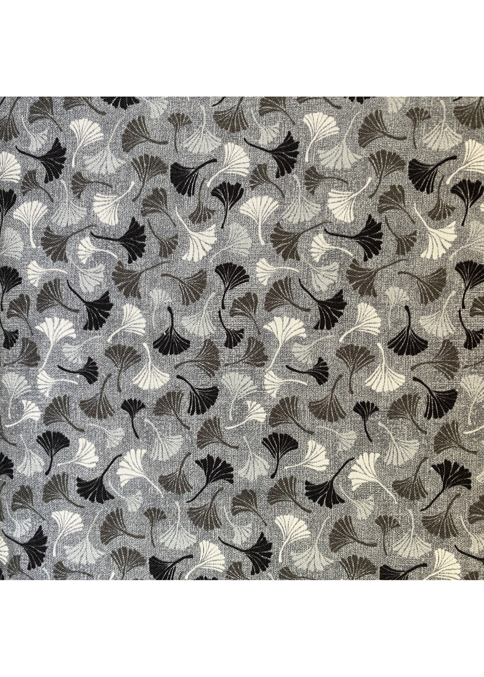Stof Fabrics Quilting Rainbow - Ginkgo - Grey - 960