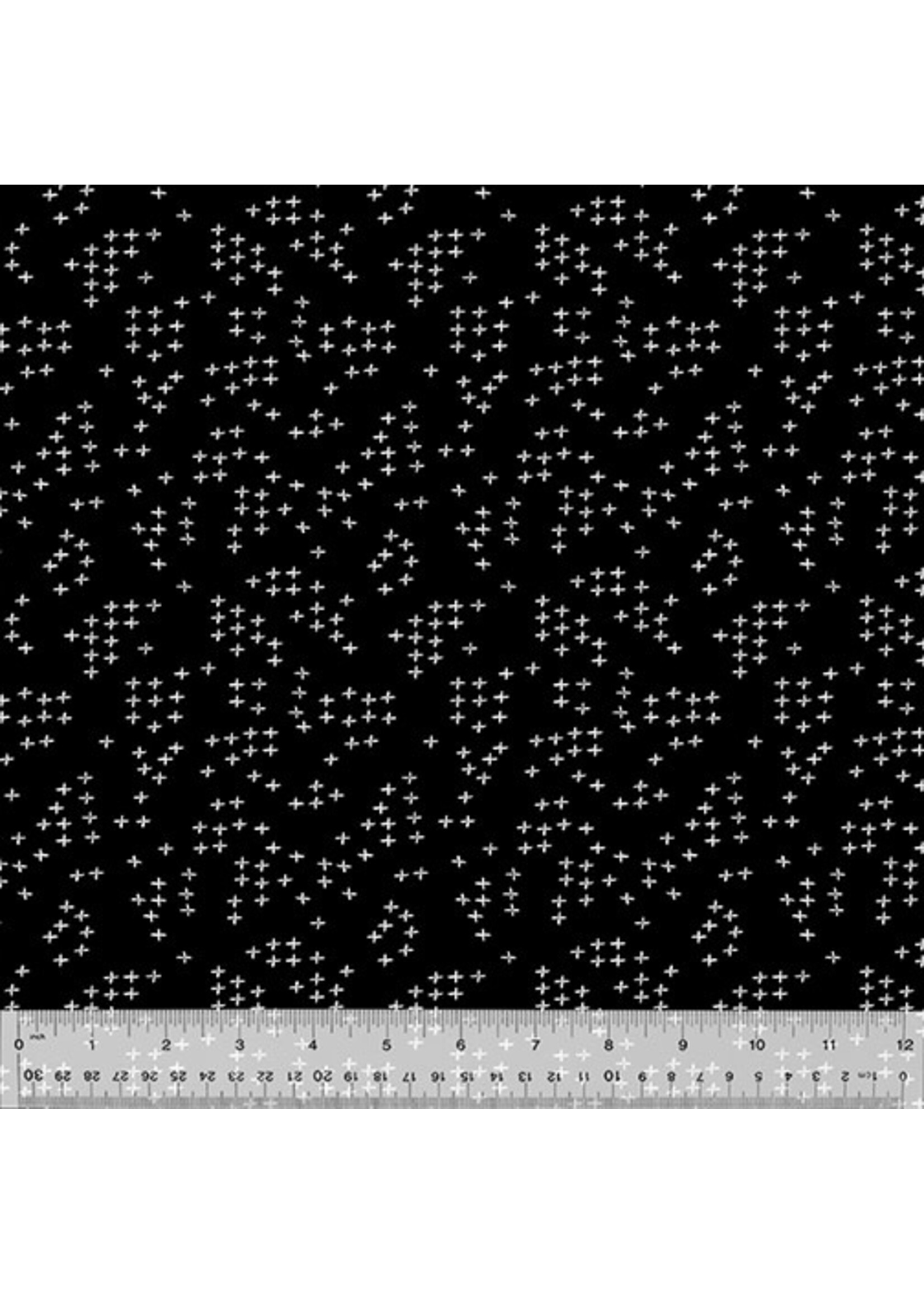 Windham Fabrics Pen and Ink - Stitch - Black - 042