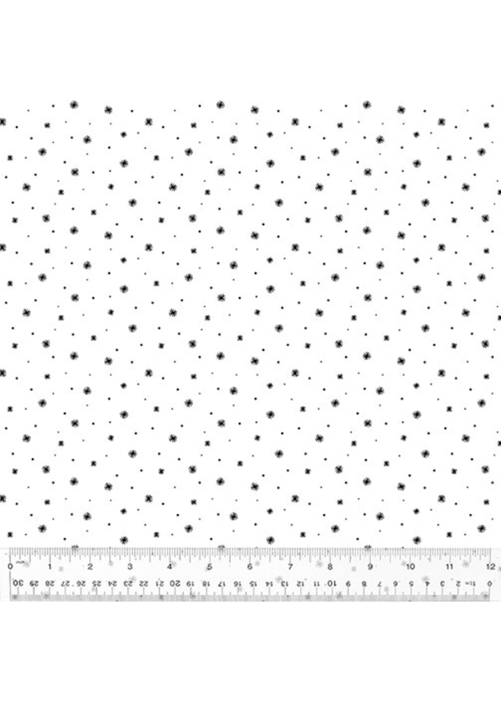 Windham Fabrics Pen and Ink - Twinkle - White - 045