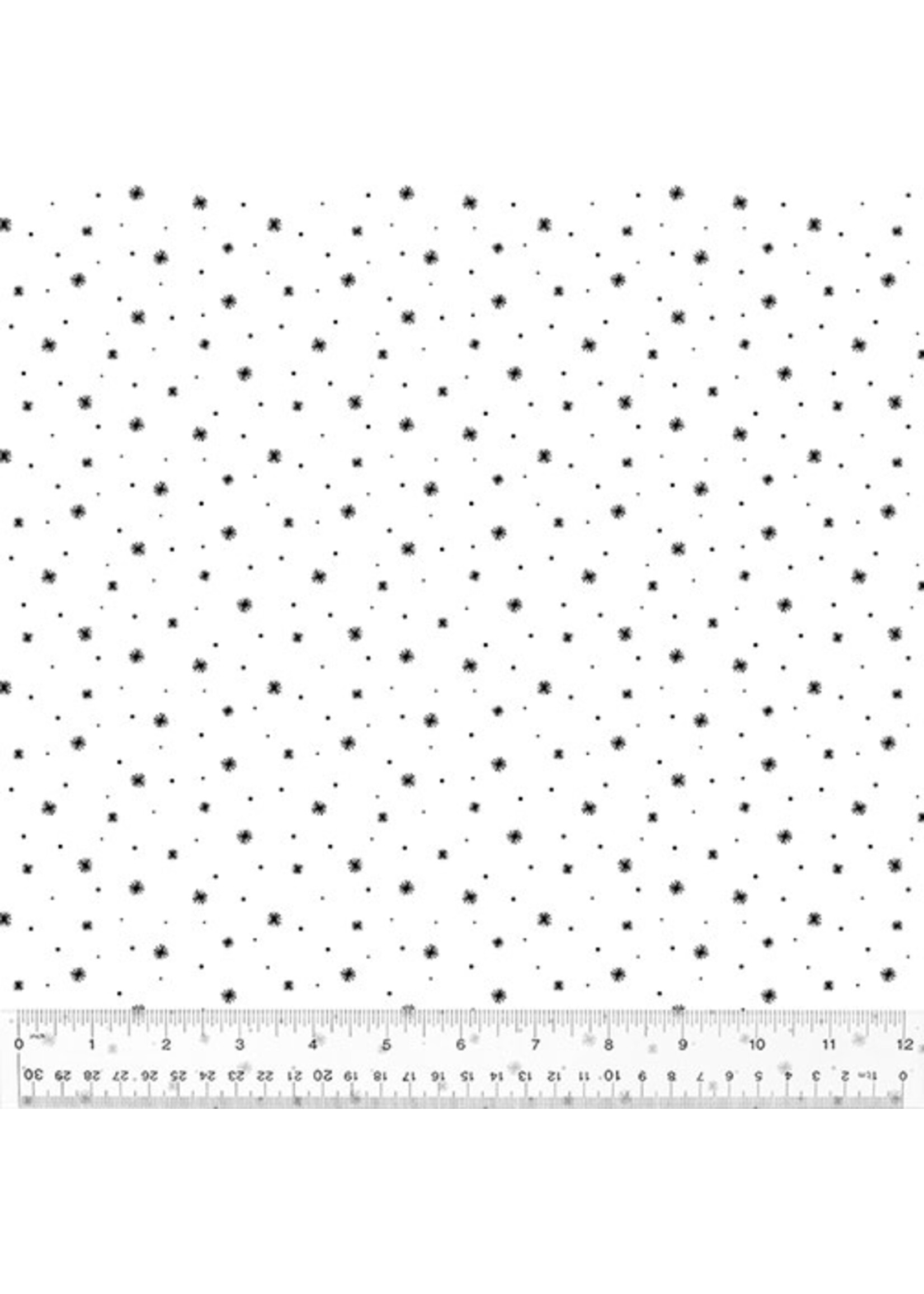 Windham Fabrics Pen and Ink - Twinkle - White - 045