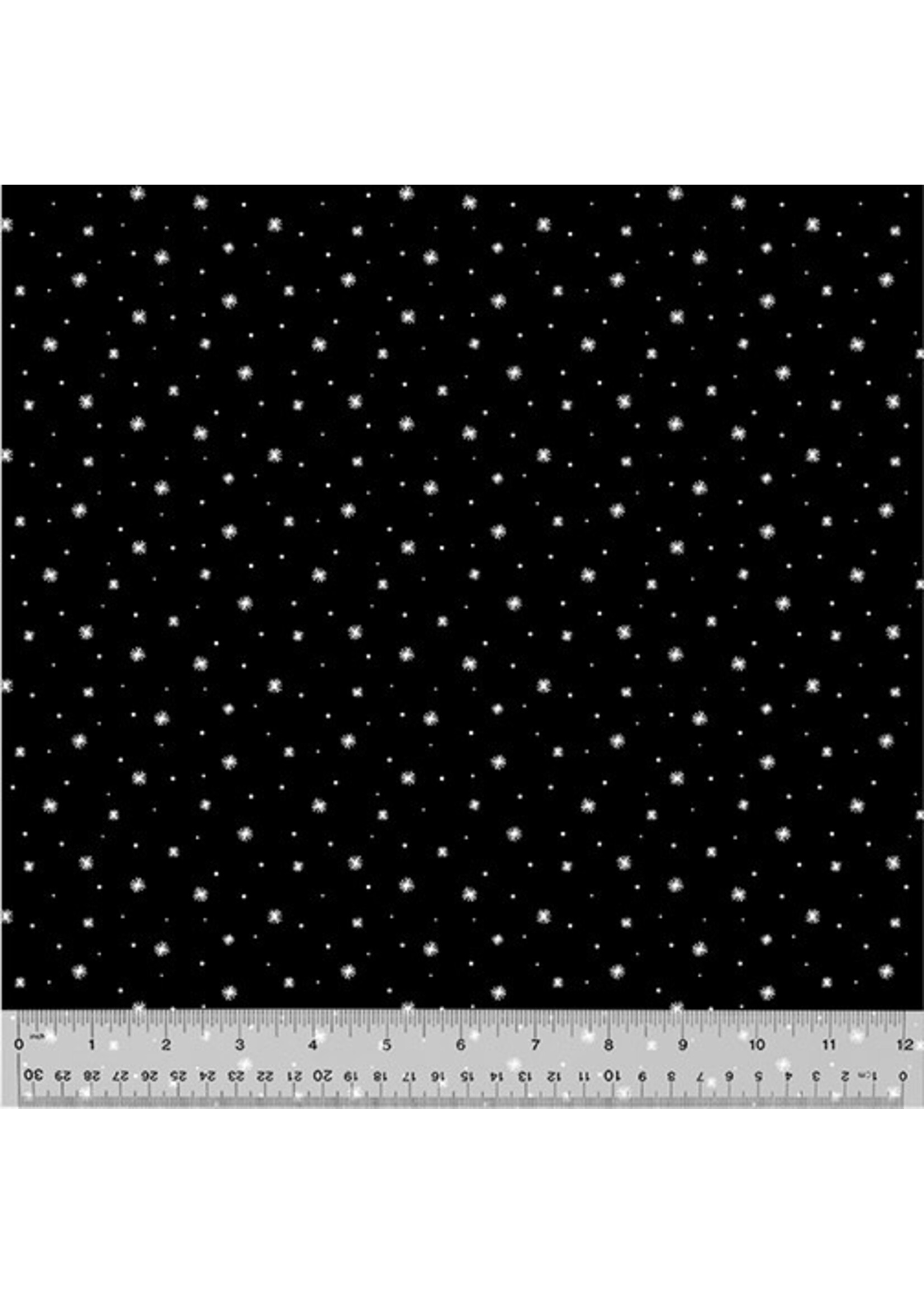 Windham Fabrics Pen and Ink - Twinkle - Black - 046