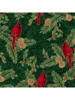 Hoffman Fabrics Joyful Traditions - Green - 800