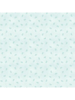 Henry Glass Fabrics Dorothy Jean s Flower Garden - Dots and Leaves - Blue - 680