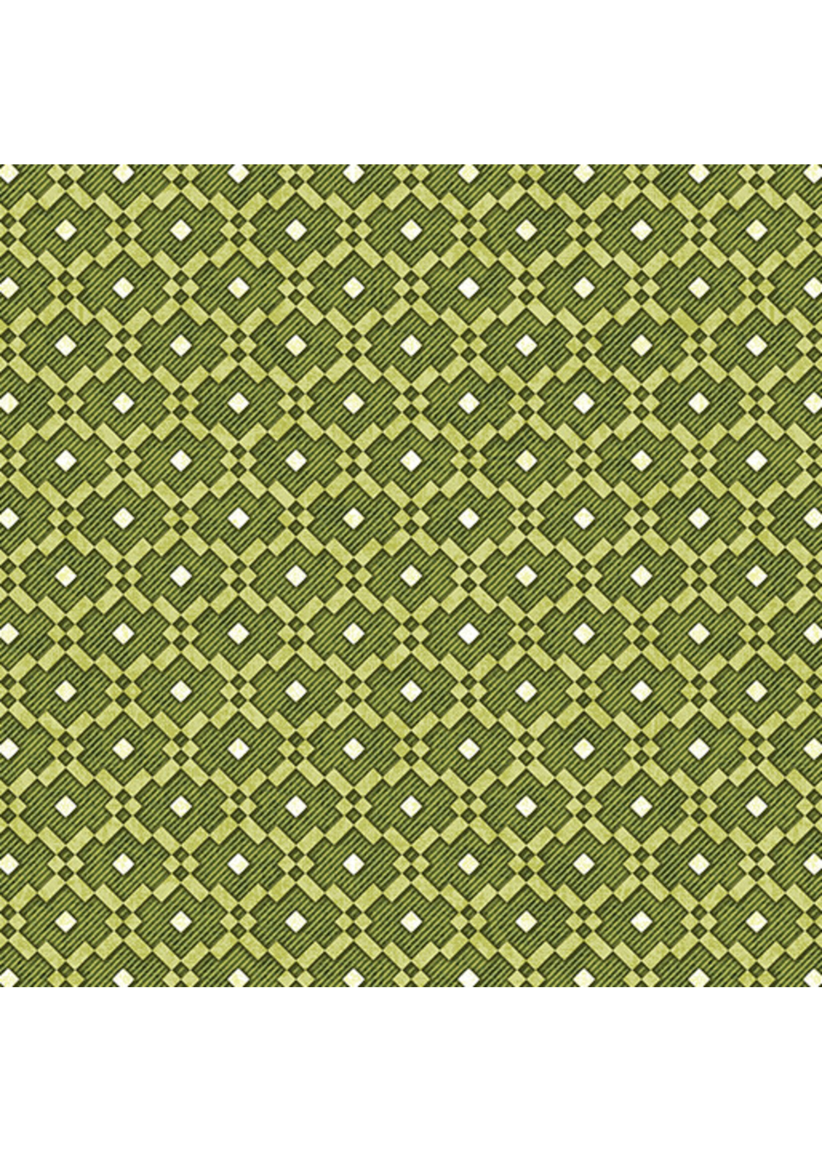 Benartex Studio Wander Lane - Patchwork - Pine