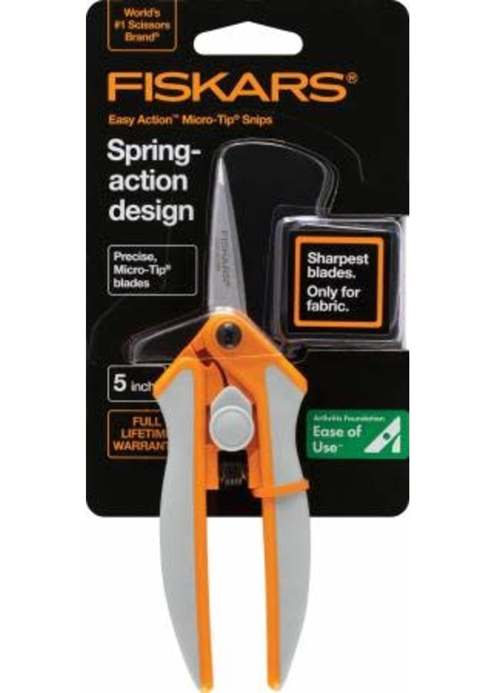 Fiskars Schaar - 5in Easy Action Micro Tip