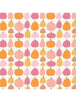 Poppie Cotton Kitty Loves Candy - Pumpkin Patch - White - KC23905