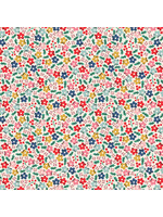 Poppie Cotton Oh What Fun - Holly Flowers - Multi - OF23306