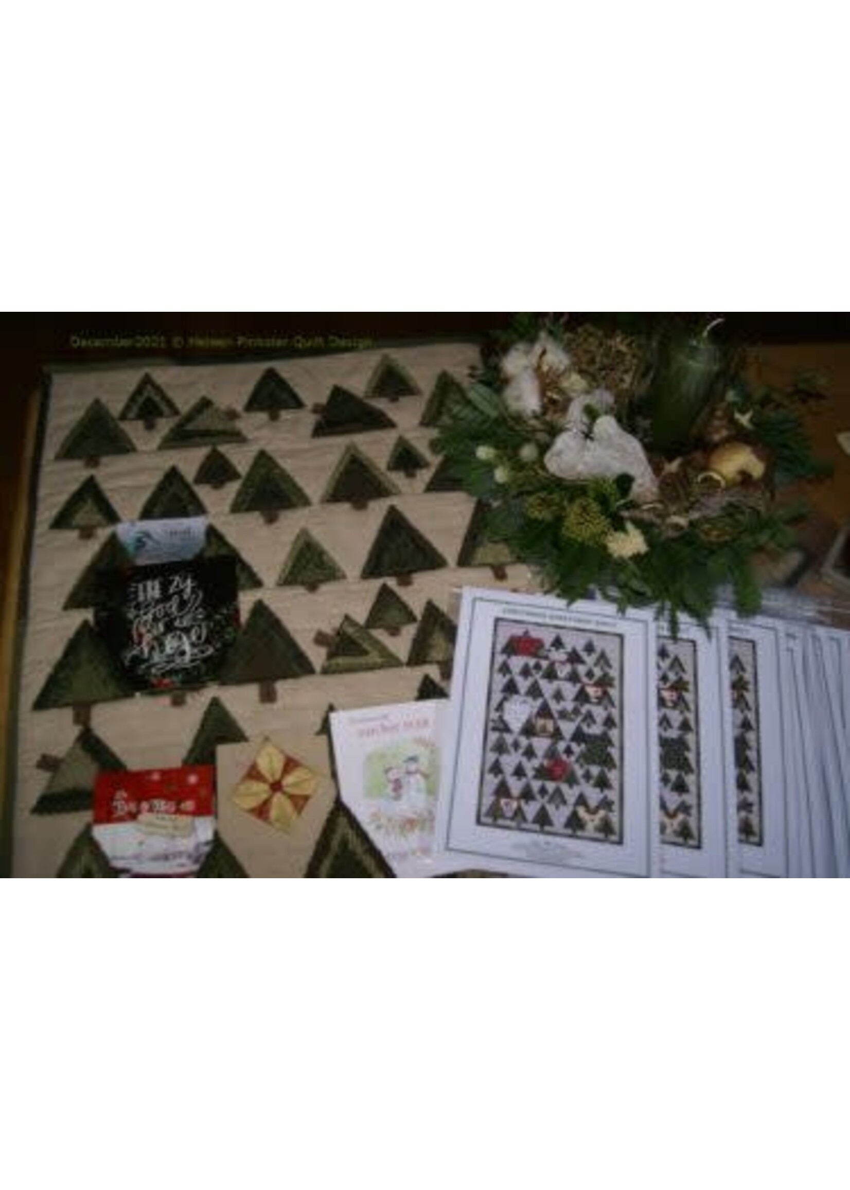 Heleen Pinkster Patroon Foundation Piecing - Christmas Greetings Quilt