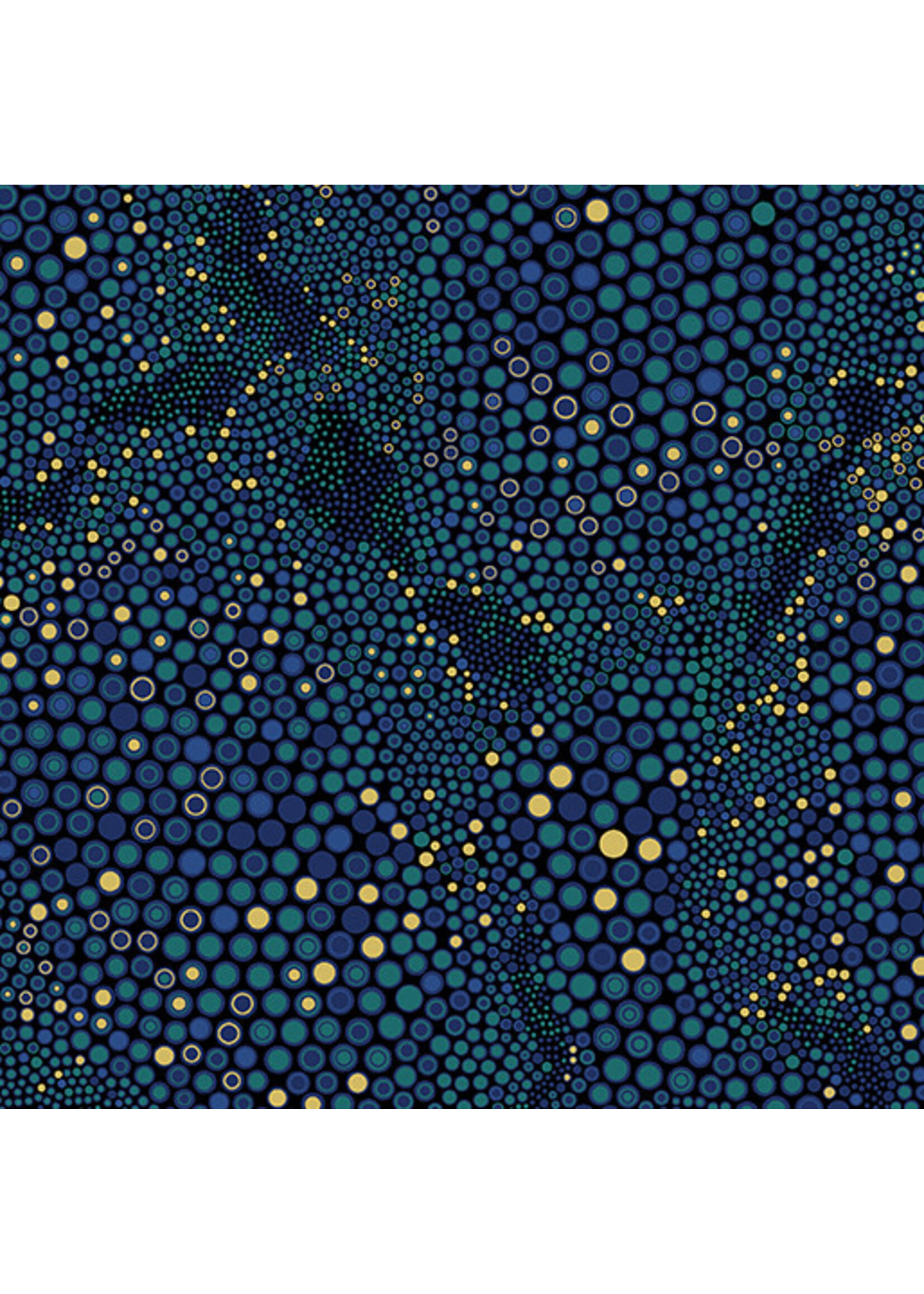 Benartex Studio Shangri-La - Abstract Tile Texture - Teal - M83
