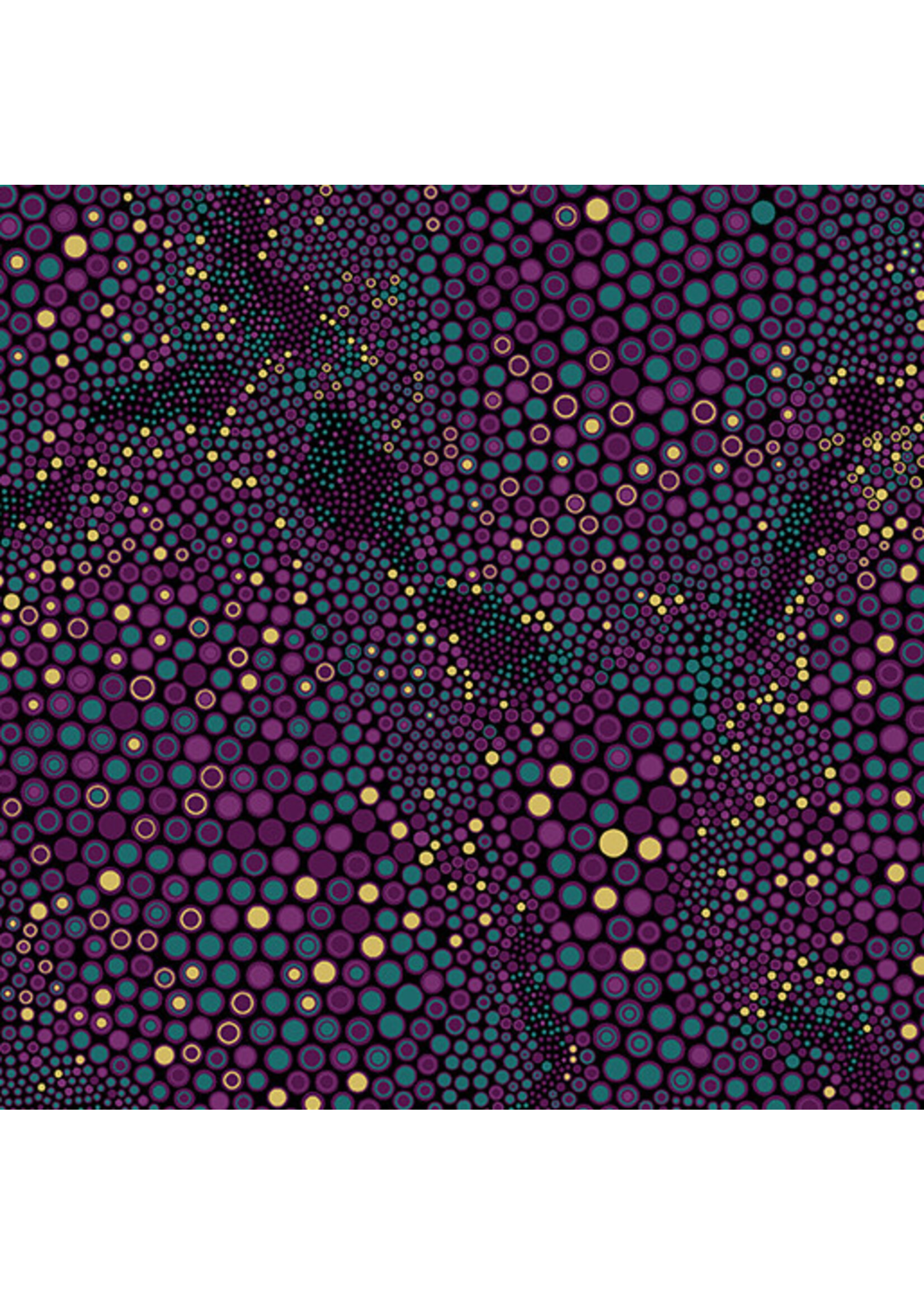 Benartex Studio Shangri-La - Abstract Tile Texture - Purple - M63