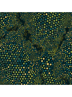 Benartex Studio Shangri-La - Abstract Tile Texture - Green - M43
