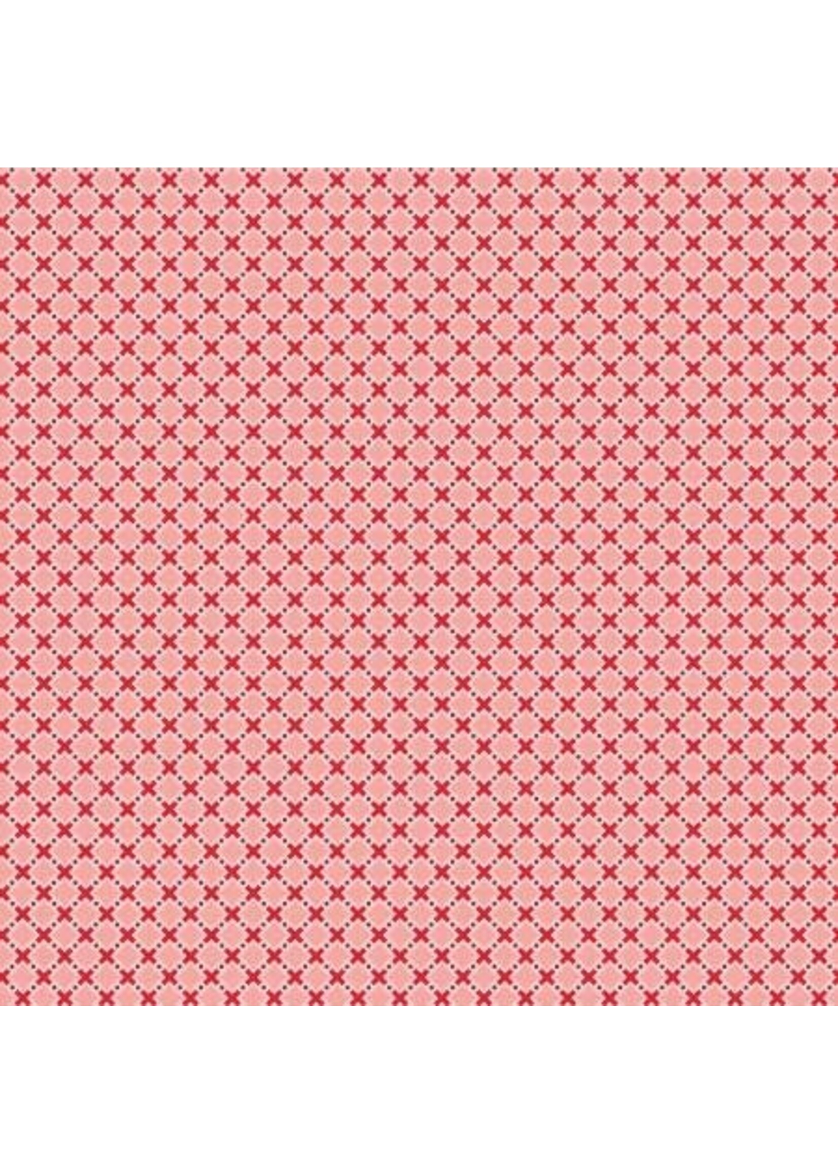 Riley Blake Designs Lori Holt - Bee Plaids Orchard - Coral - C12023