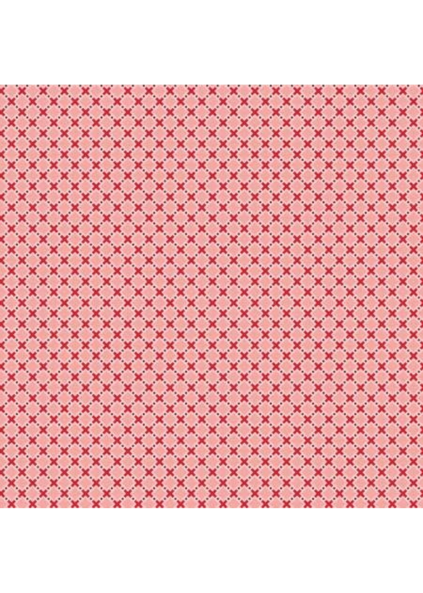 Riley Blake Designs Lori Holt - Bee Plaids Orchard - Coral - C12023