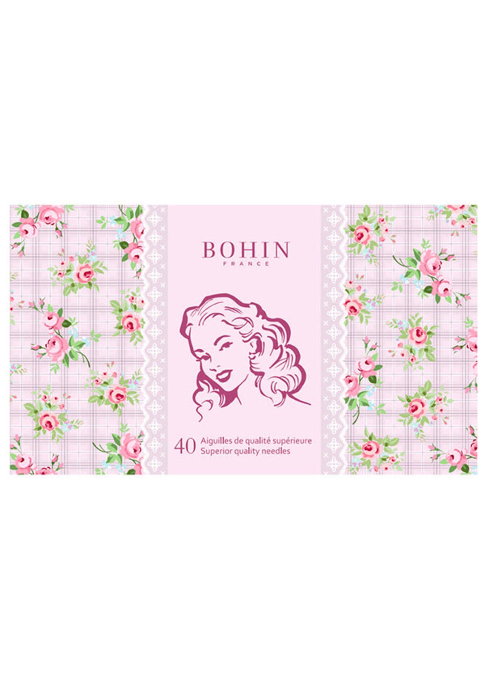 Bohin Needle Book - 40 naalden - Pink Marlene