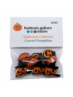 Buttons Galore Knopen - Halloween Collection - Carved Pumpkins