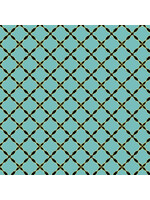 Windham Fabrics Grand Illusion - Lattice - Turquoise