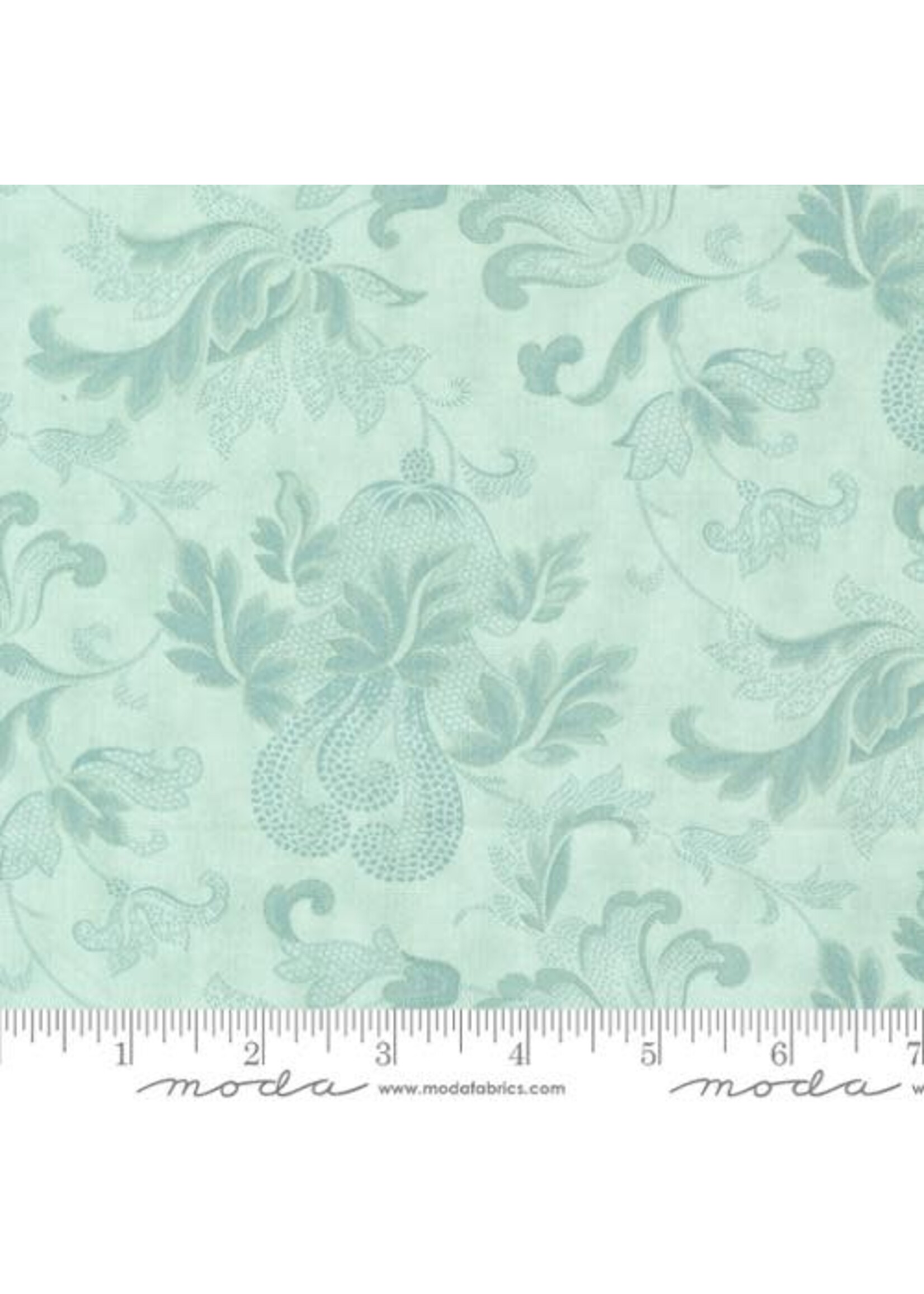 Moda Fabrics Collections Cause Etchings - Aqua