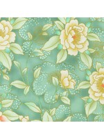 Robert Kaufman Imperial Collection - Honoka - Aqua - 70