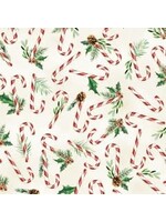 Hoffman Fabrics Holiday Sweets - Cream Gold - Coupon - 95 cm x 110 cm